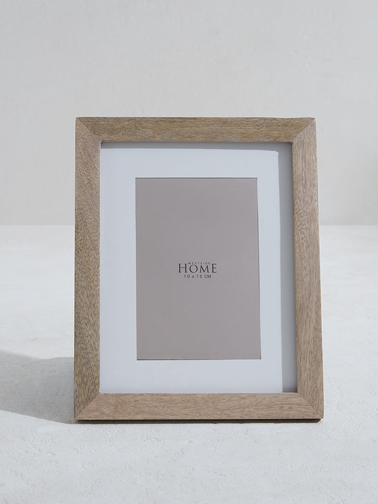 Westside Home Light Brown Wooden Photo Frame