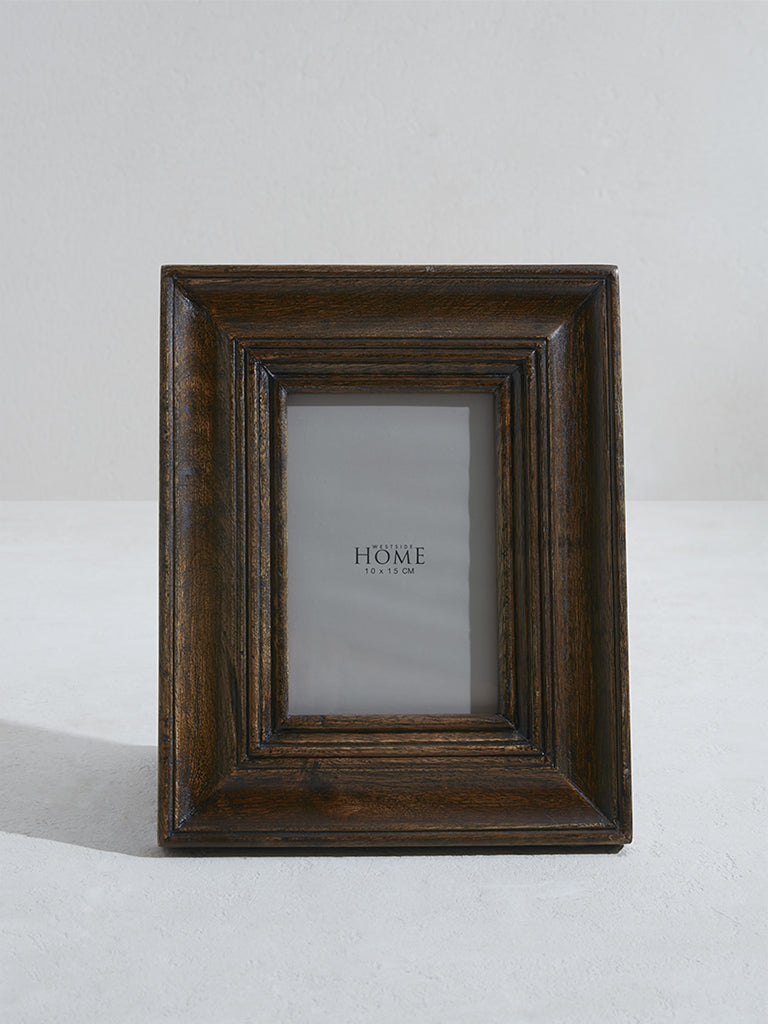 Westside Home Dark Brown Wooden Photo Frame