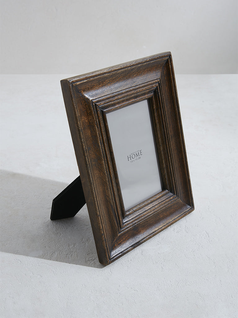 Westside Home Dark Brown Wooden Photo Frame