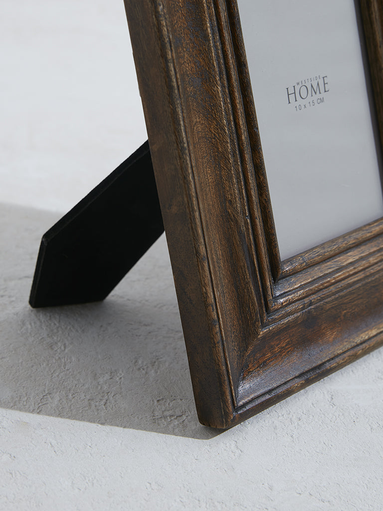 Westside Home Dark Brown Wooden Photo Frame