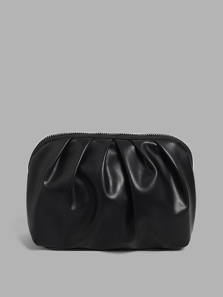 Studiowest Black Gathered Pouch