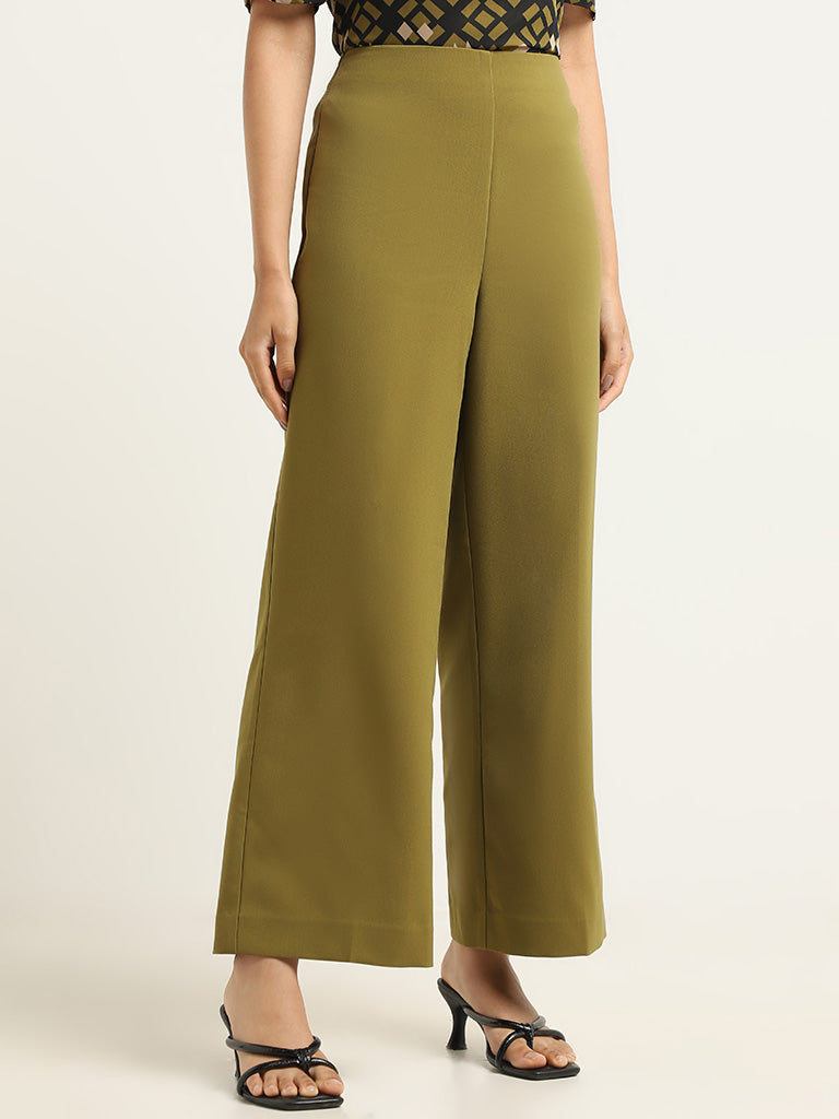 Wardrobe Olive Straight Trousers