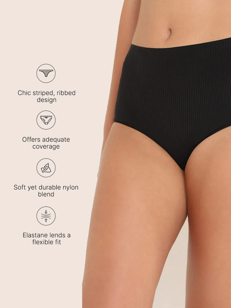 Wunderlove Black Invisible Brief