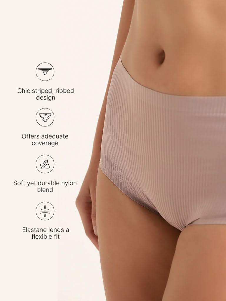 Wunderlove Pastel Brown Invisible Brief