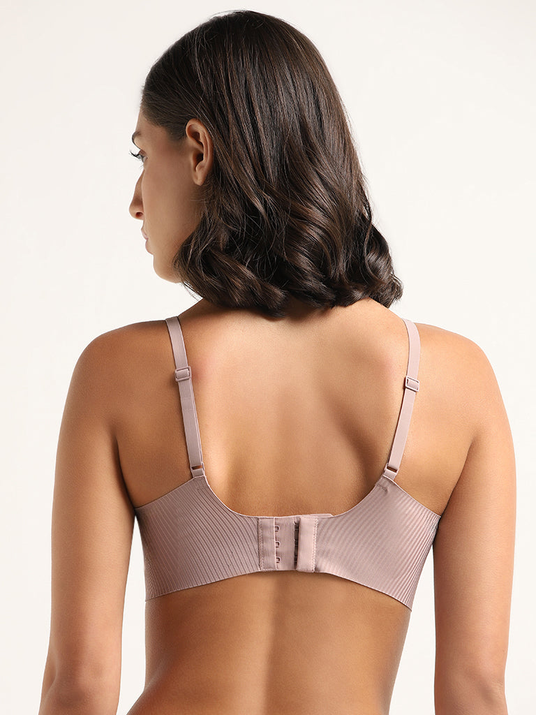 Wunderlove Pastel Brown Invisible Bra