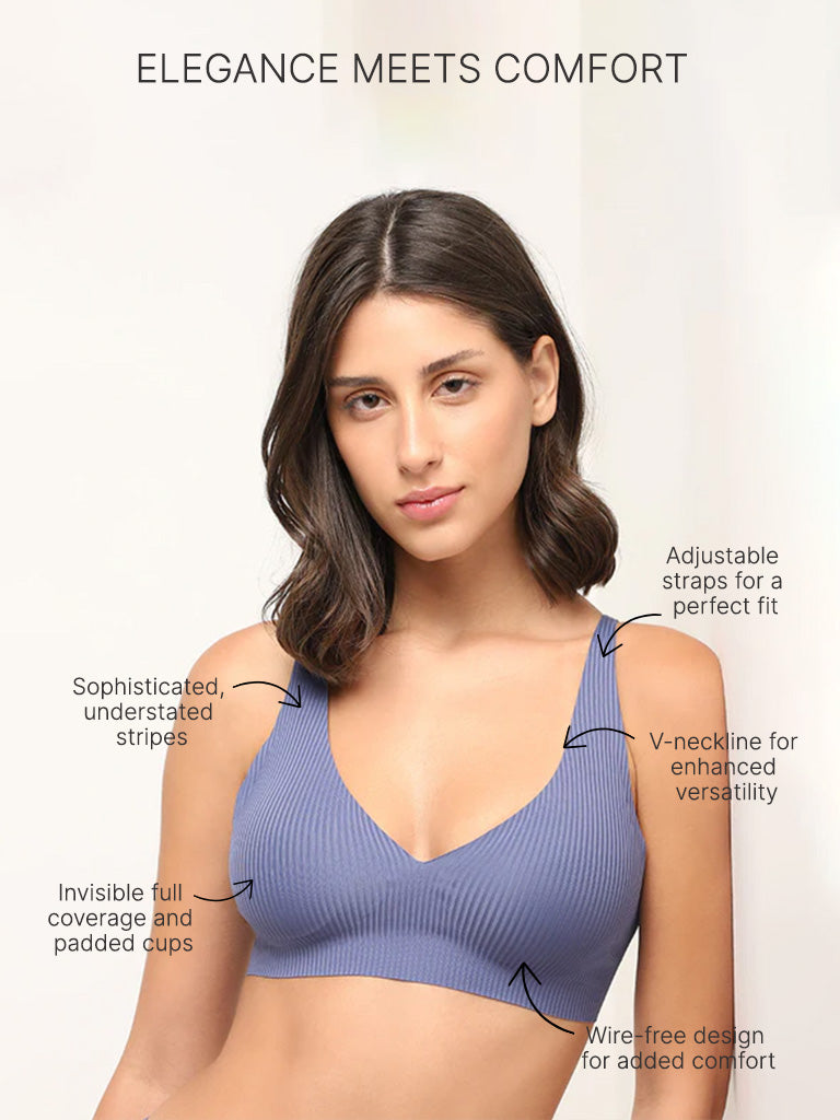 Wunderlove Blue Invisible Bra