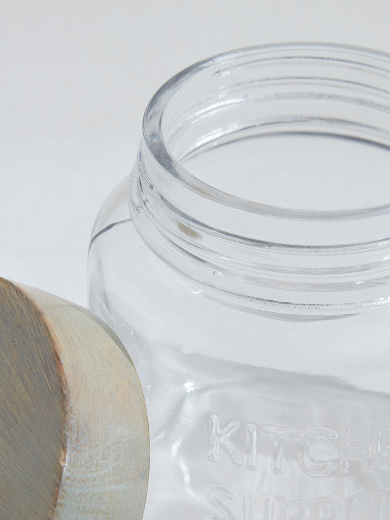 Westside Home Clear Glass Storage Jar