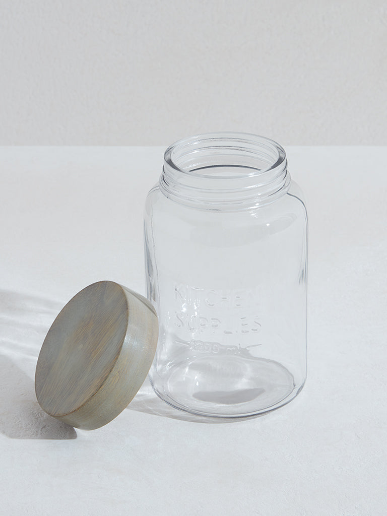 Westside Home Clear Large Glass Storage Jar