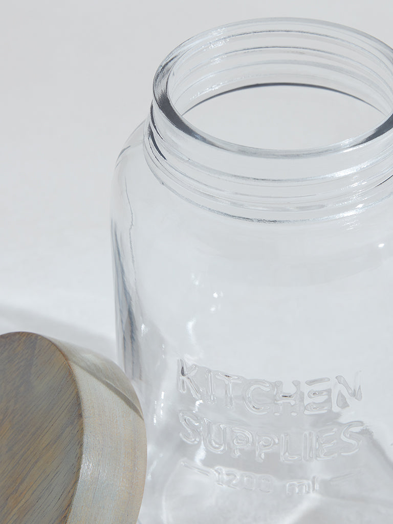 Westside Home Clear Large Glass Storage Jar