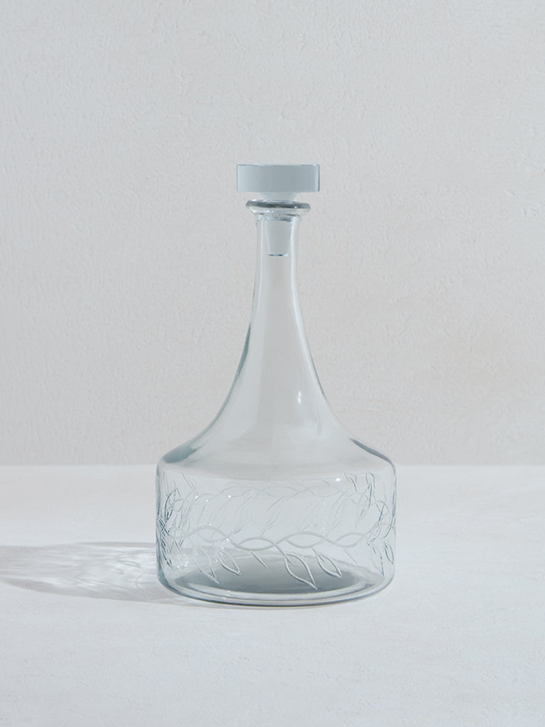 Westside Home Clear Decanter with Lid