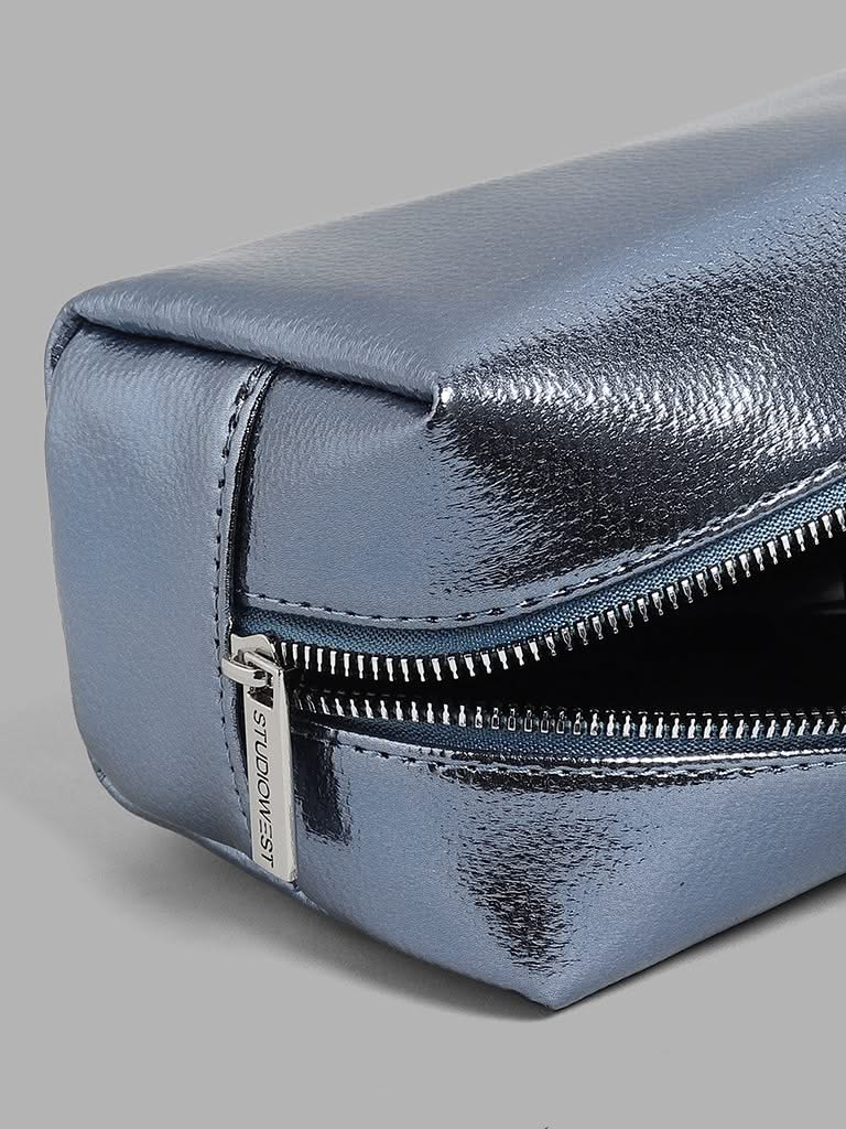 Studiowest Metallic Blue Pouch