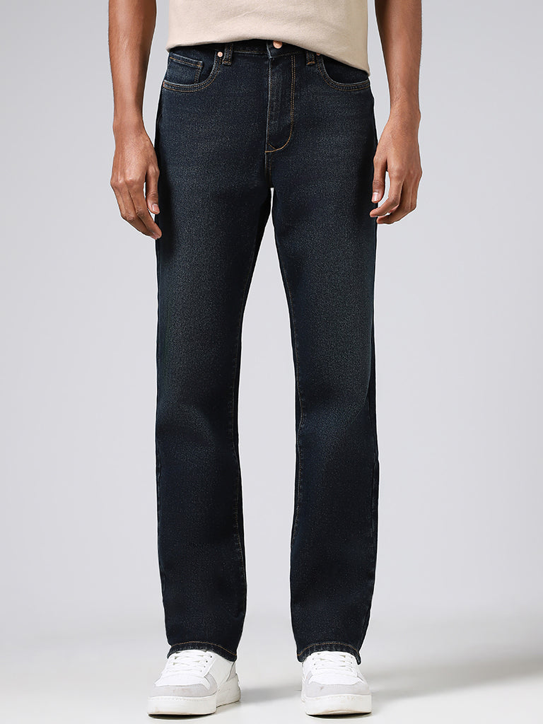 Nuon Blue Slim - Fit Mid - Rise Jeans