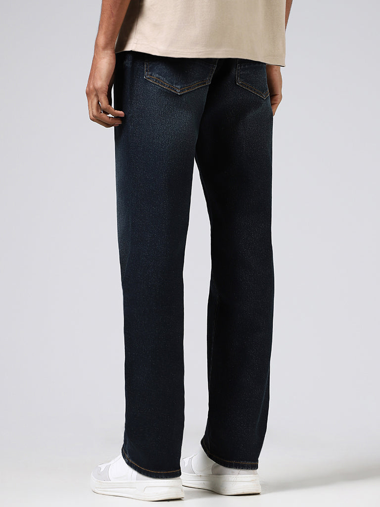 Nuon Blue Slim - Fit Mid - Rise Jeans