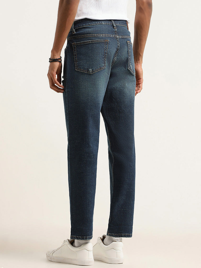 Nuon Blue Slim - Fit Mid - Rise Jeans