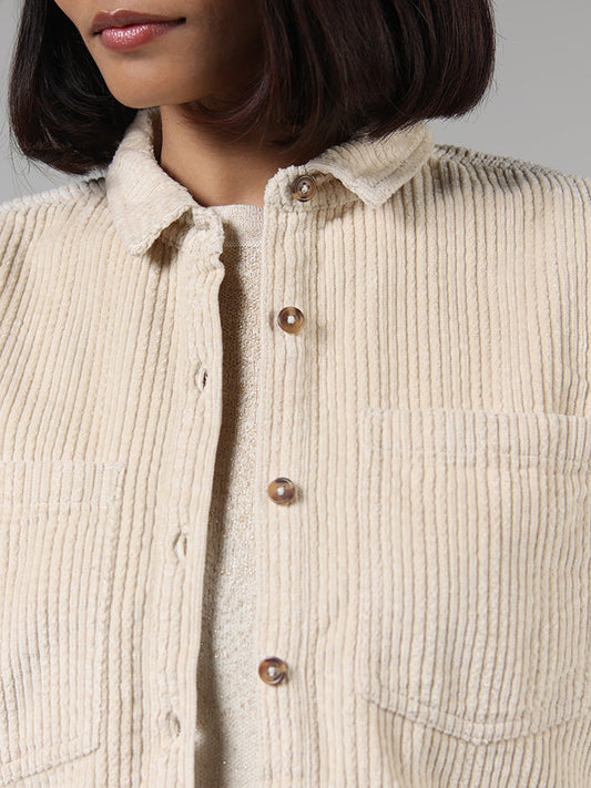 LOV Solid Cream Jacket