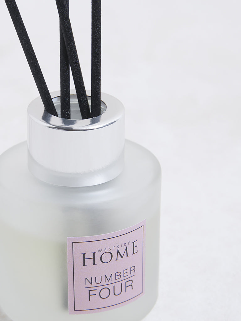 Westside Home Clear Small Fragrance Diffuser with Four Reed Sticks