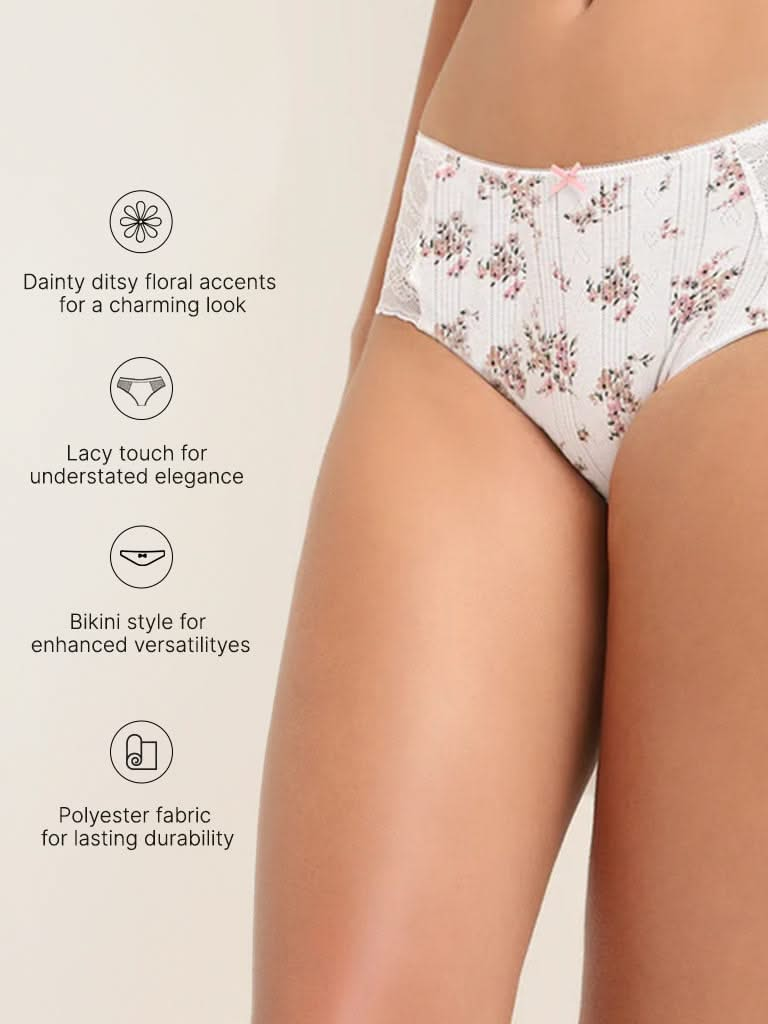 Wunderlove White Laced Brief