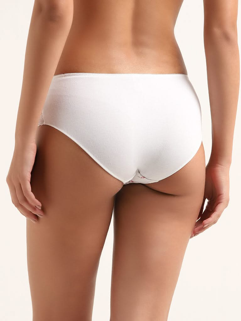 Wunderlove White Laced Brief