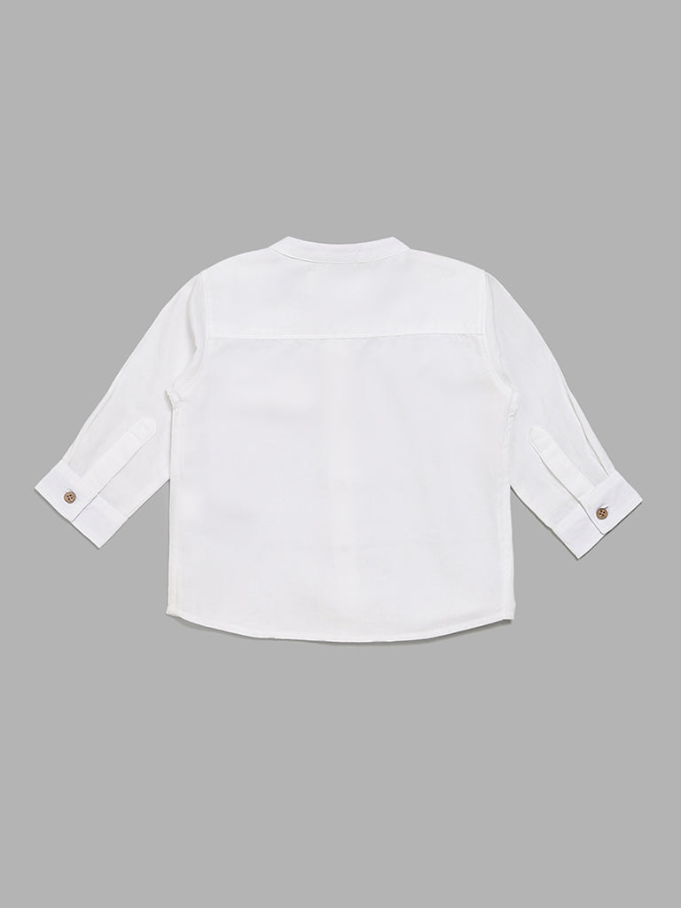 HOP Baby Plain White Shirt