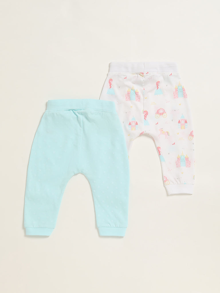 HOP Baby Multicolor Assorted Pants - Pack of 2