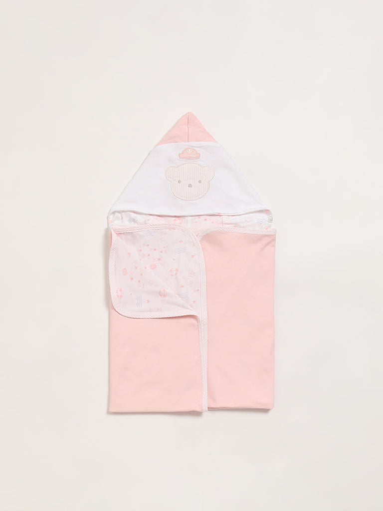 HOP Baby Pink Bear Blanket