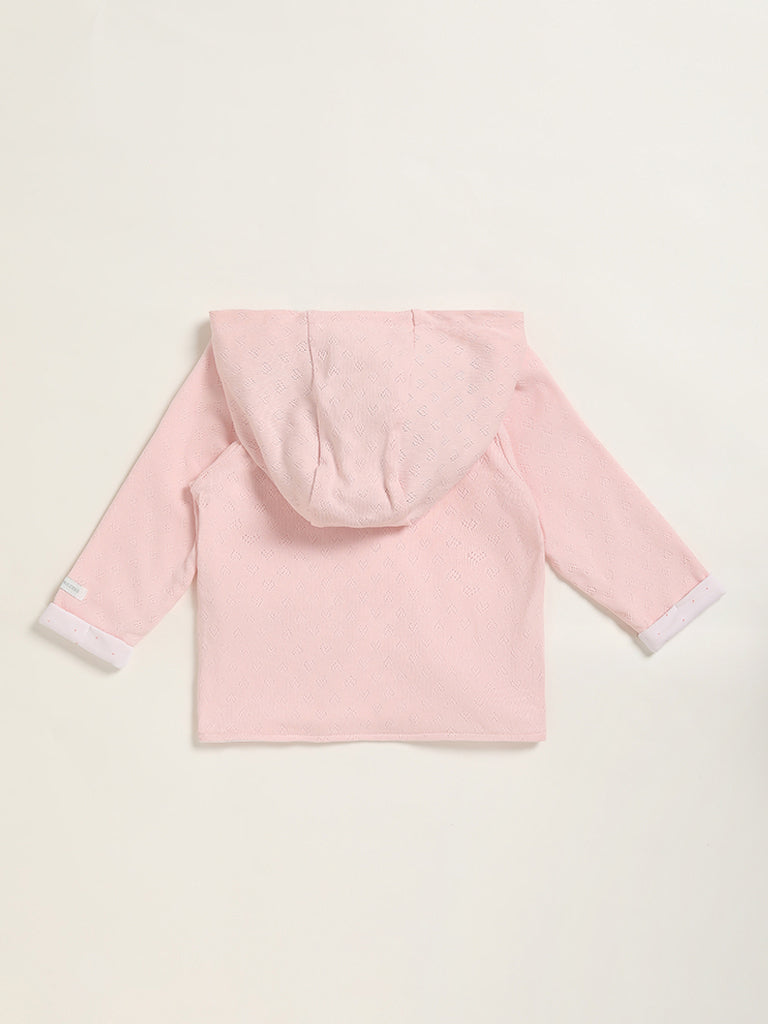 HOP Baby Peach Hoodie Cardigan