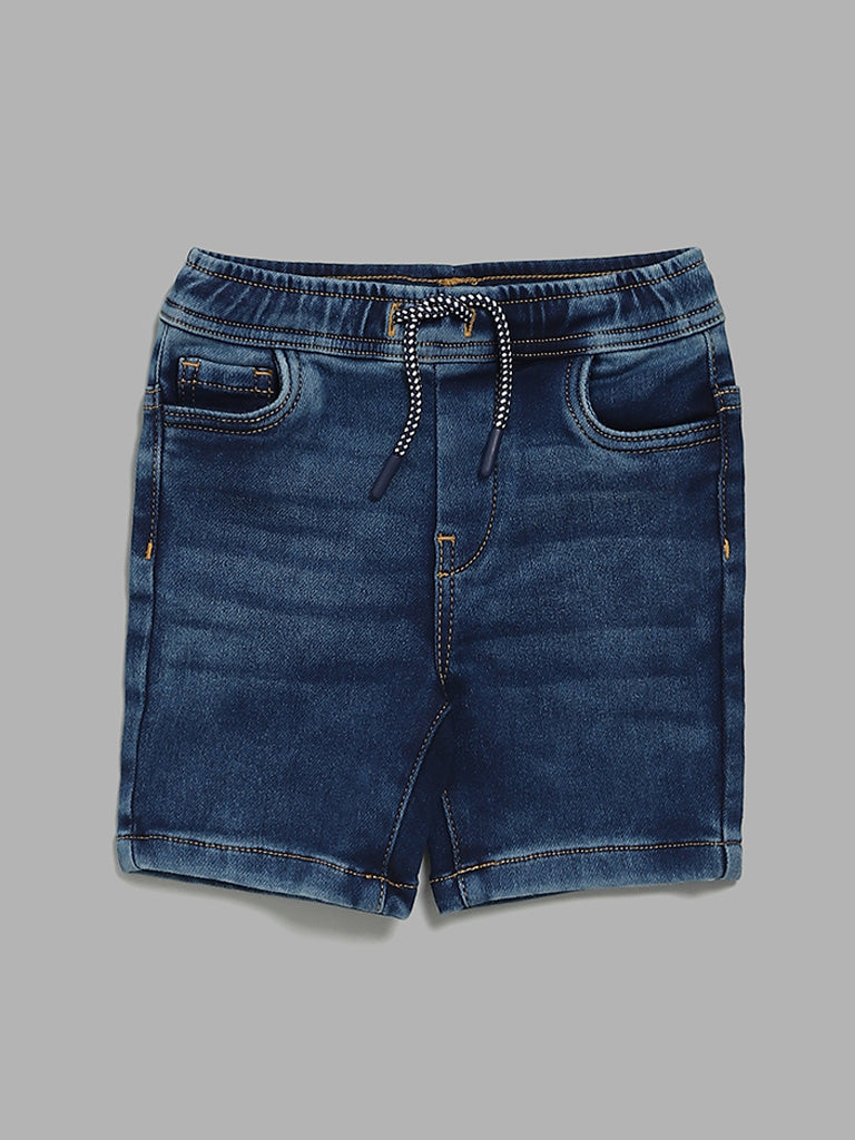 HOP Kids Blue Denim Shorts