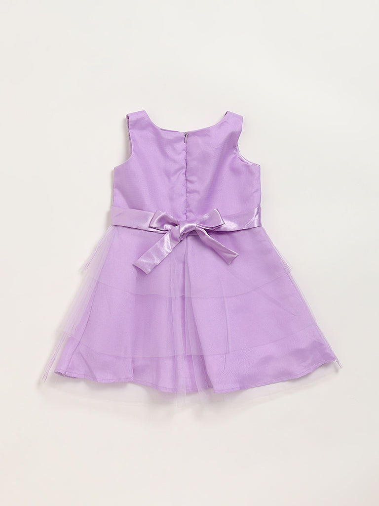 HOP Kids Lilac Mesh Dress