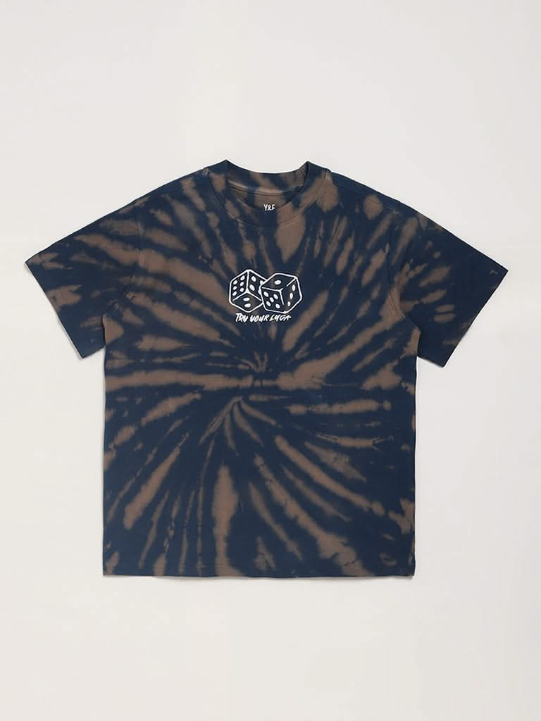 Y&F Kids Tie-Dye Blue T-Shirt