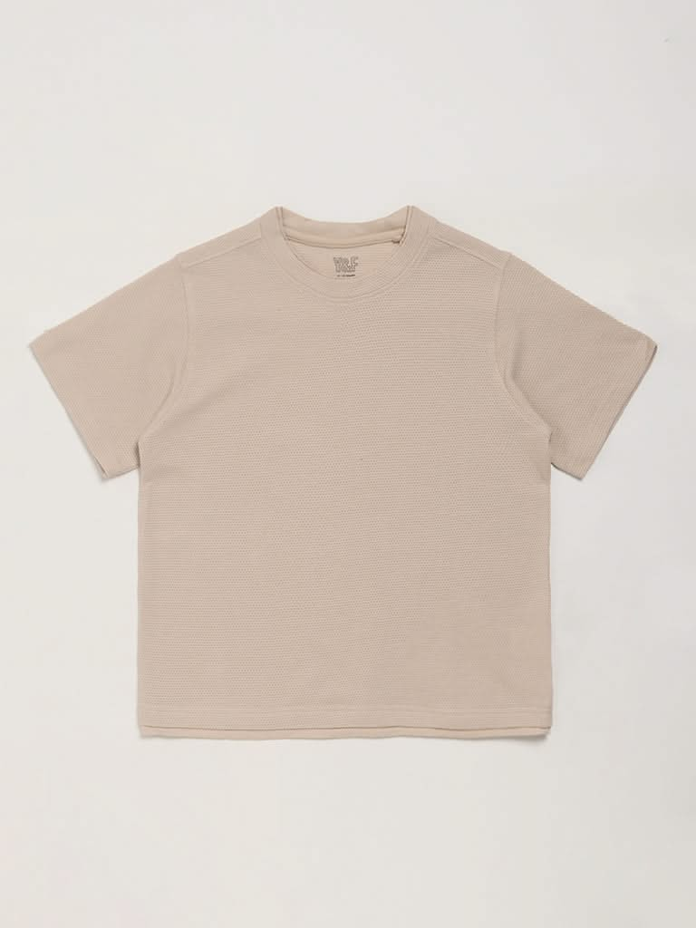 Y&F Kids Beige T-Shirt