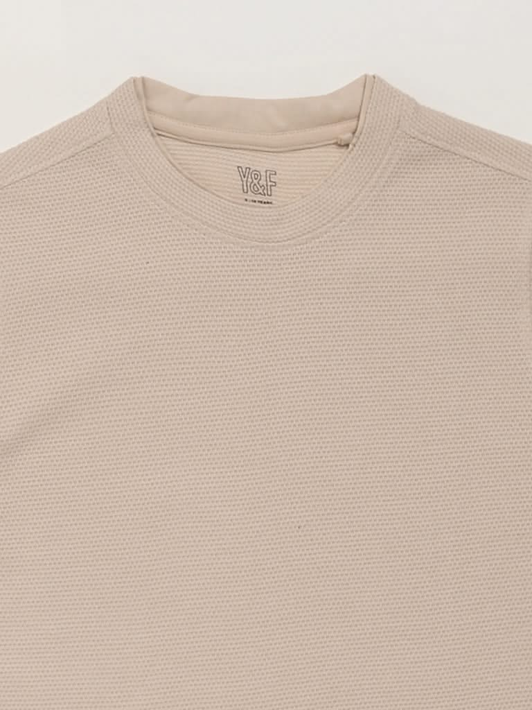 Y&F Kids Beige T-Shirt