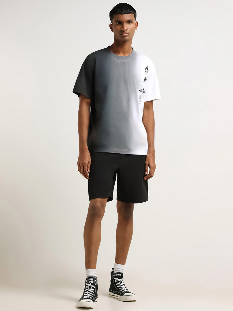 Studiofit Black Relaxed Fit Shorts