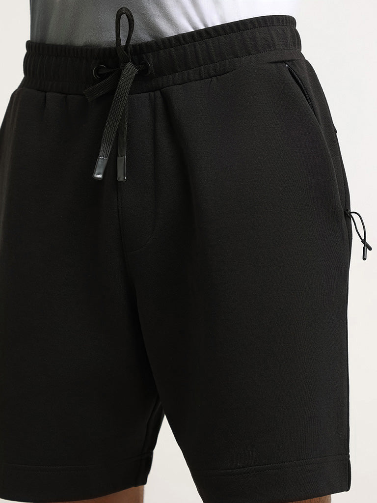 Studiofit Black Relaxed Fit Shorts