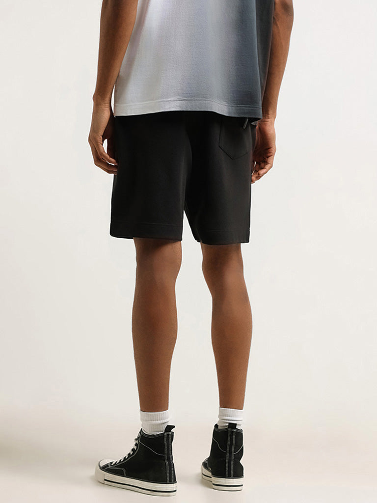 Studiofit Black Relaxed Fit Shorts