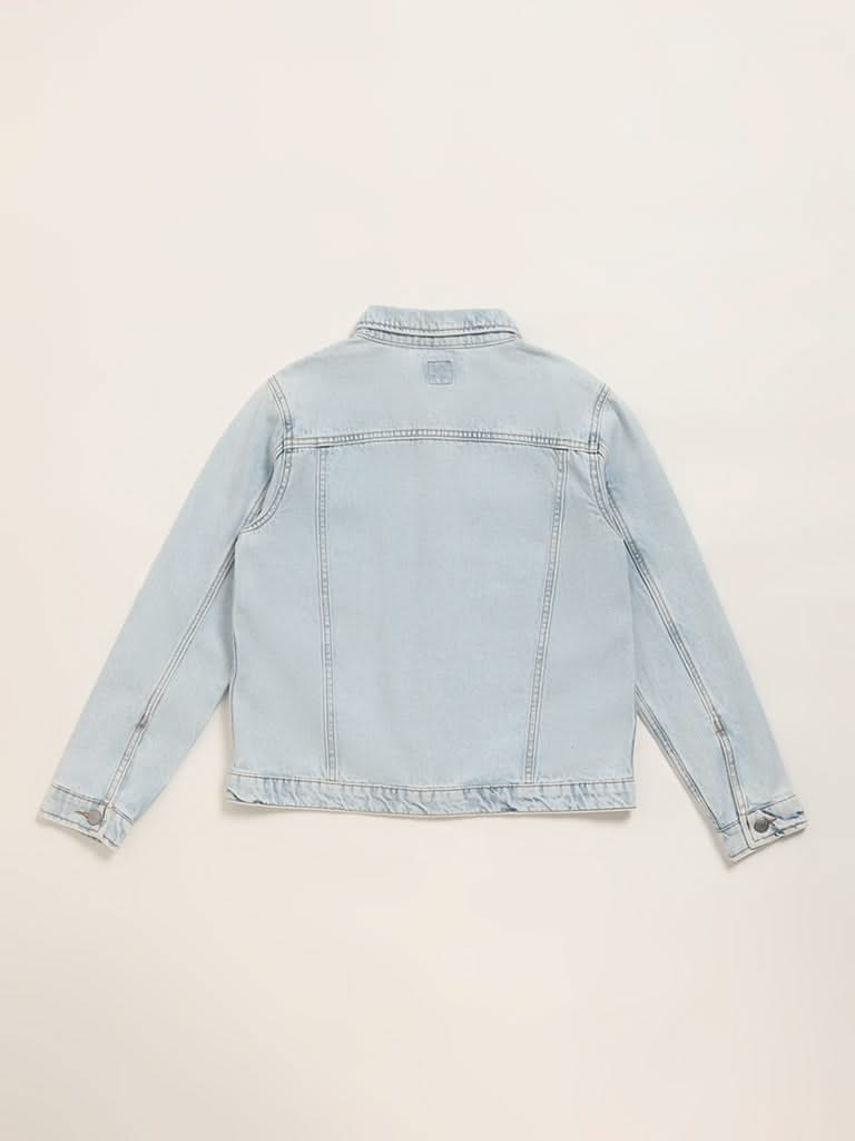 Y&F Kids Blue Denim Jacket