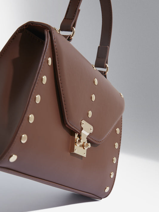 LOV Tan Logan Satchel Bag