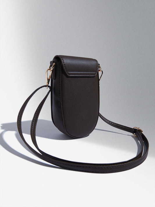 LOV Dark Brown Sling Bag