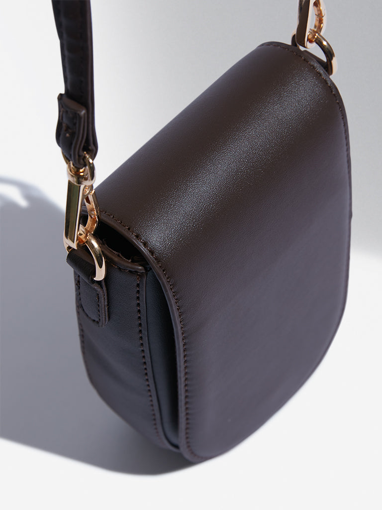 LOV Dark Brown Sling Bag