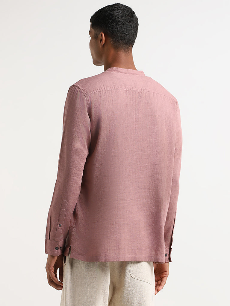 ETA Dusty Pink Cotton Resort Fit Shirt