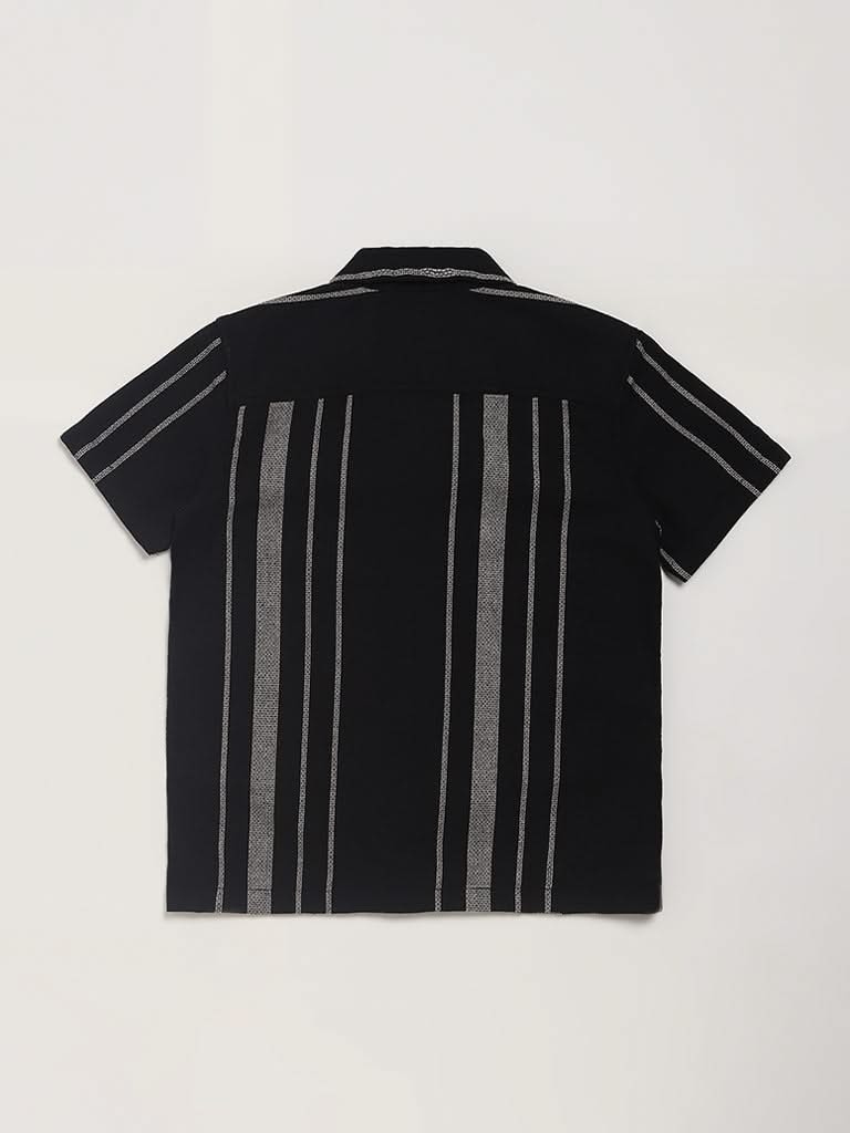 Y&F Kids Black Striped Shirt