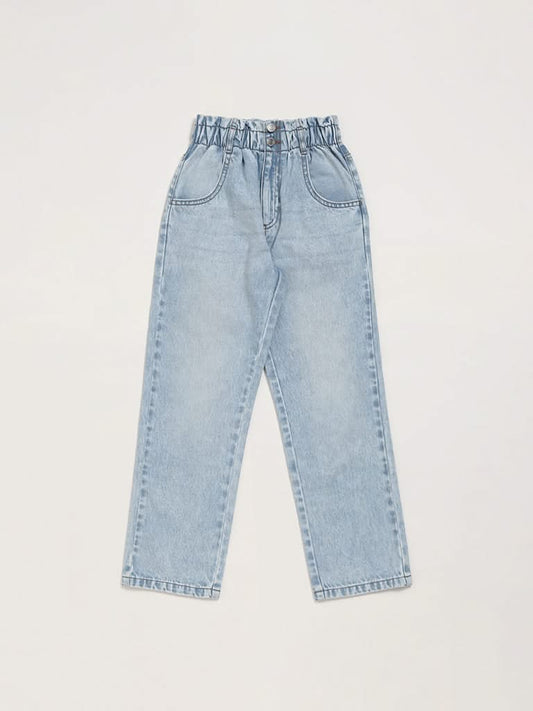 Y&F Kids Light Blue Relaxed - Fit High Rise Jeans