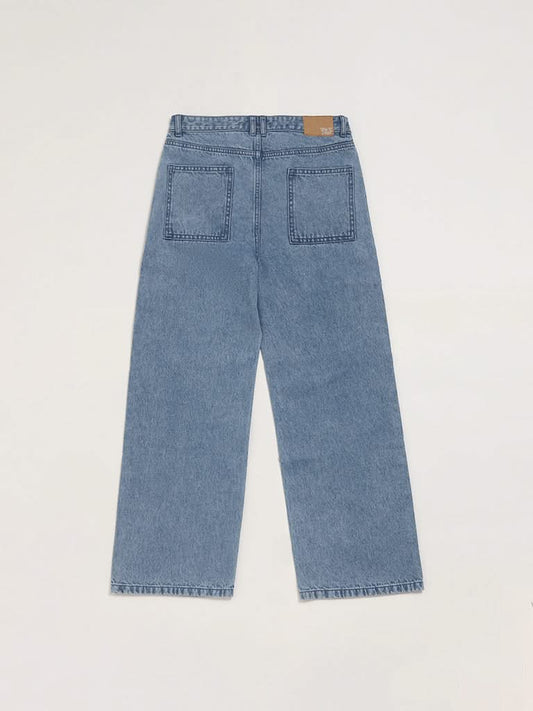 Y&F Kids Light Blue Relaxed - Fit Mid Rise Jeans