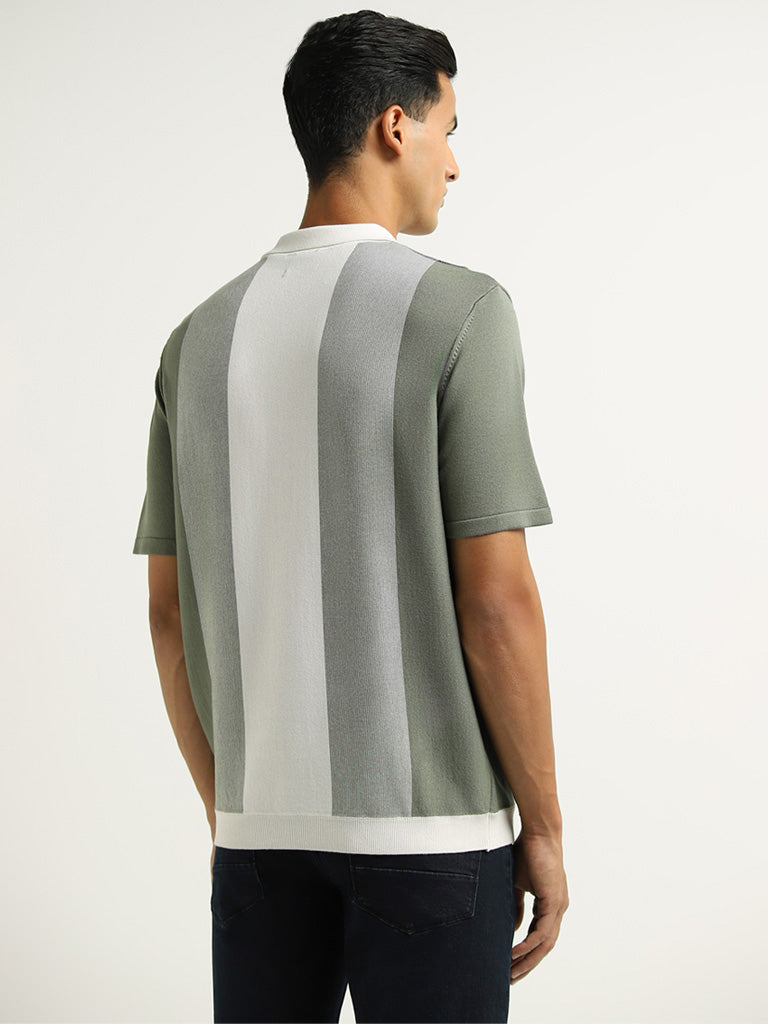 Ascot Green Relaxed Fit Polo T-Shirt