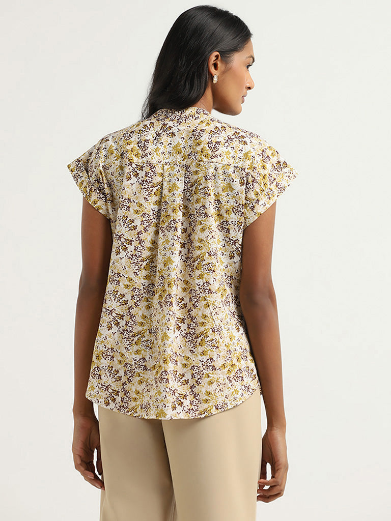 Wardrobe Olive Printed Shirt