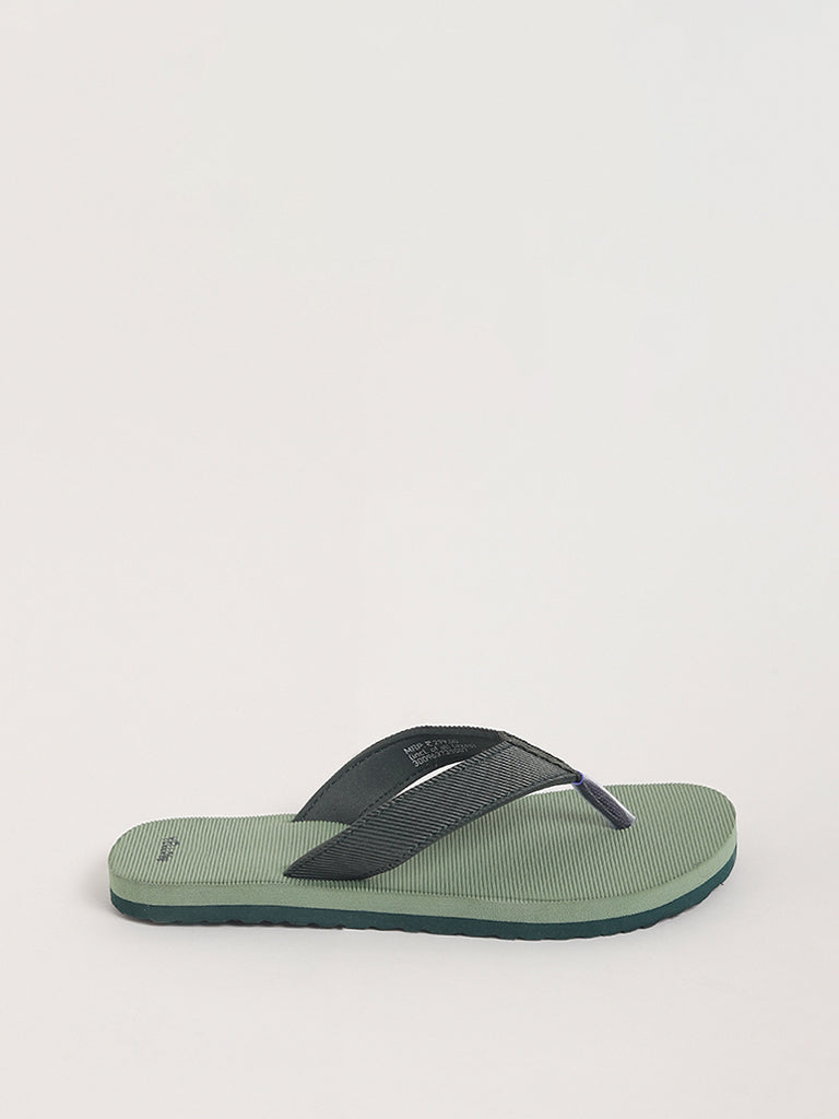 Yellow Green Flip Flop