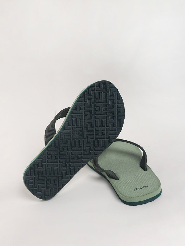 Yellow Green Flip Flop