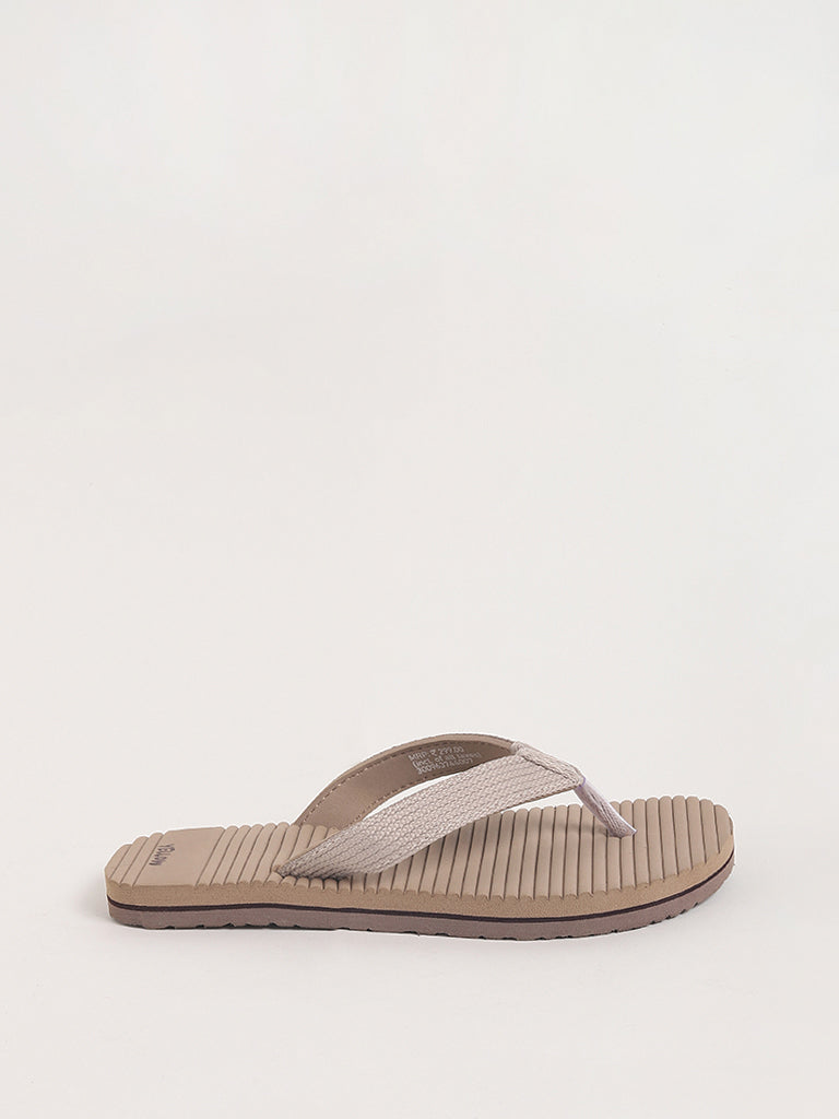 Yellow Beige Flip Flop