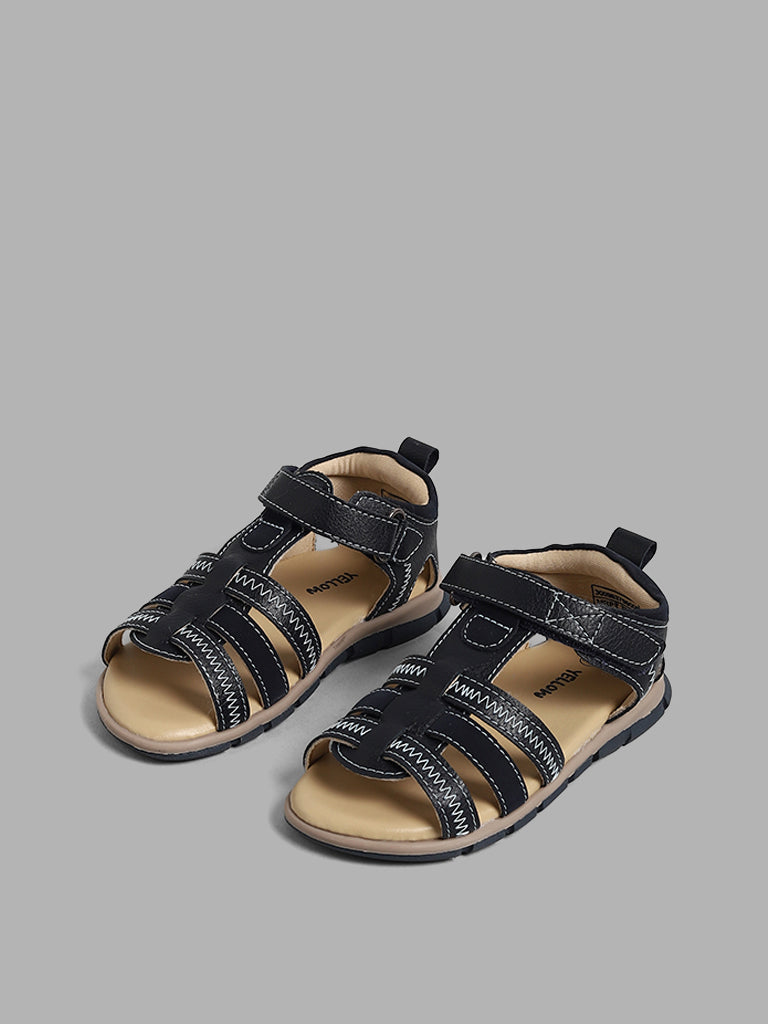 Yellow Charcoal Fisherman Sandals