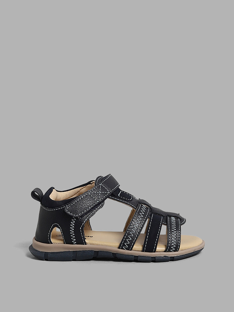 Yellow Charcoal Fisherman Sandals