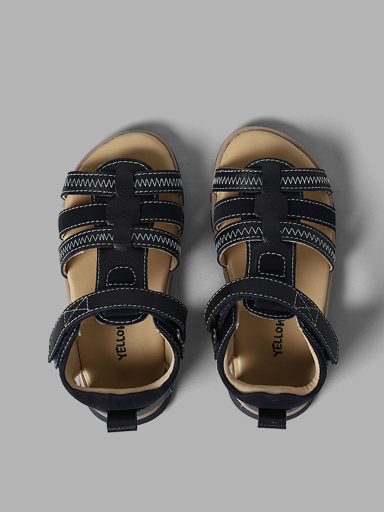 Yellow Charcoal Fisherman Sandals